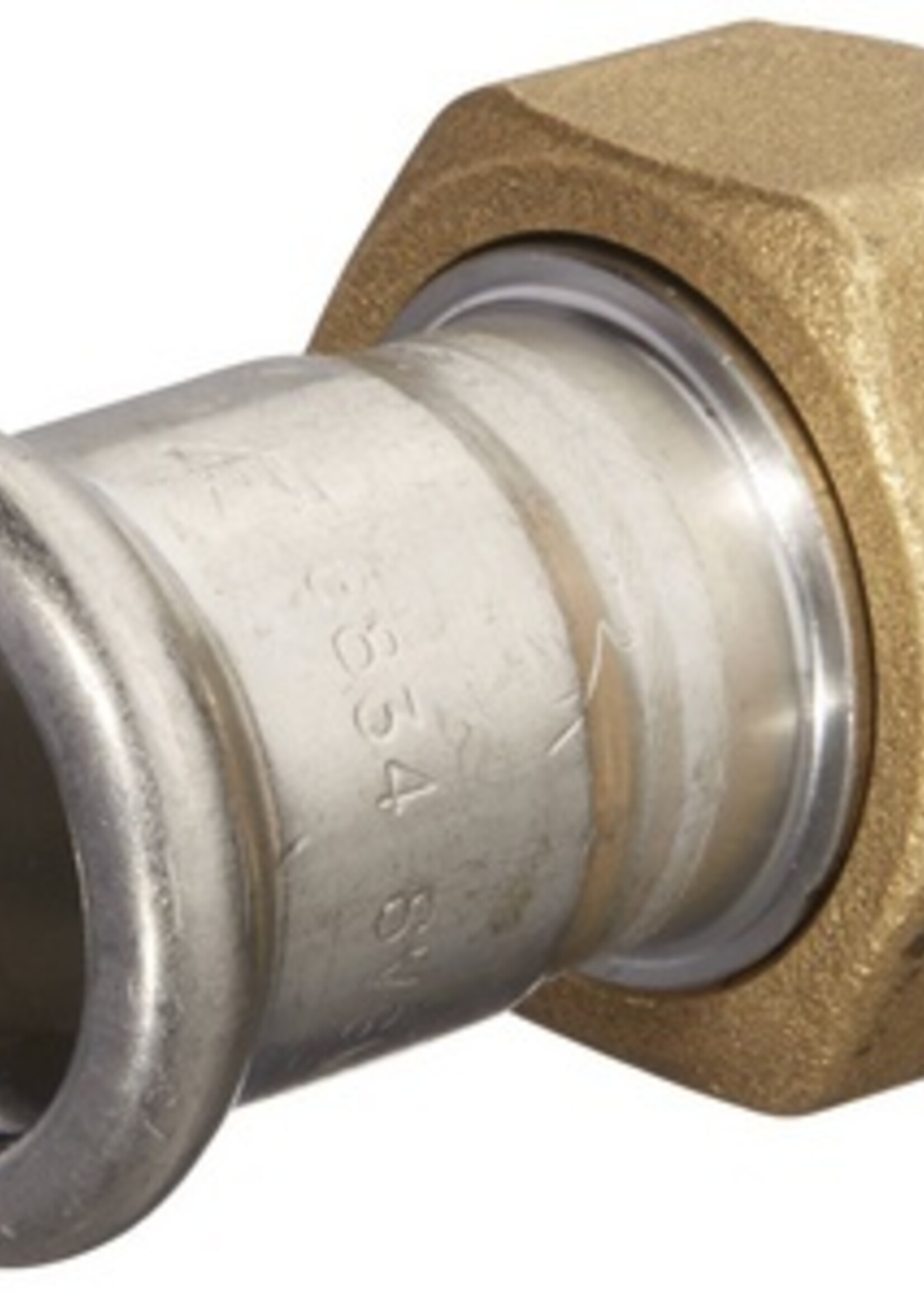 M-PRESS INOX 2-PIECE COUPLER MALE THREADED 18 x