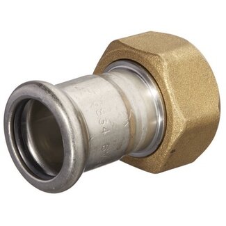 M-PRESS INOX  2 DELIGE KOPPELING BUITENDRAAD 18 x