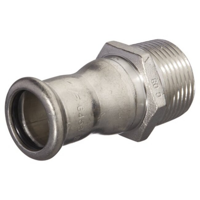 M-PRESS INOX  PUNTSTUK 22 x 1/2"M