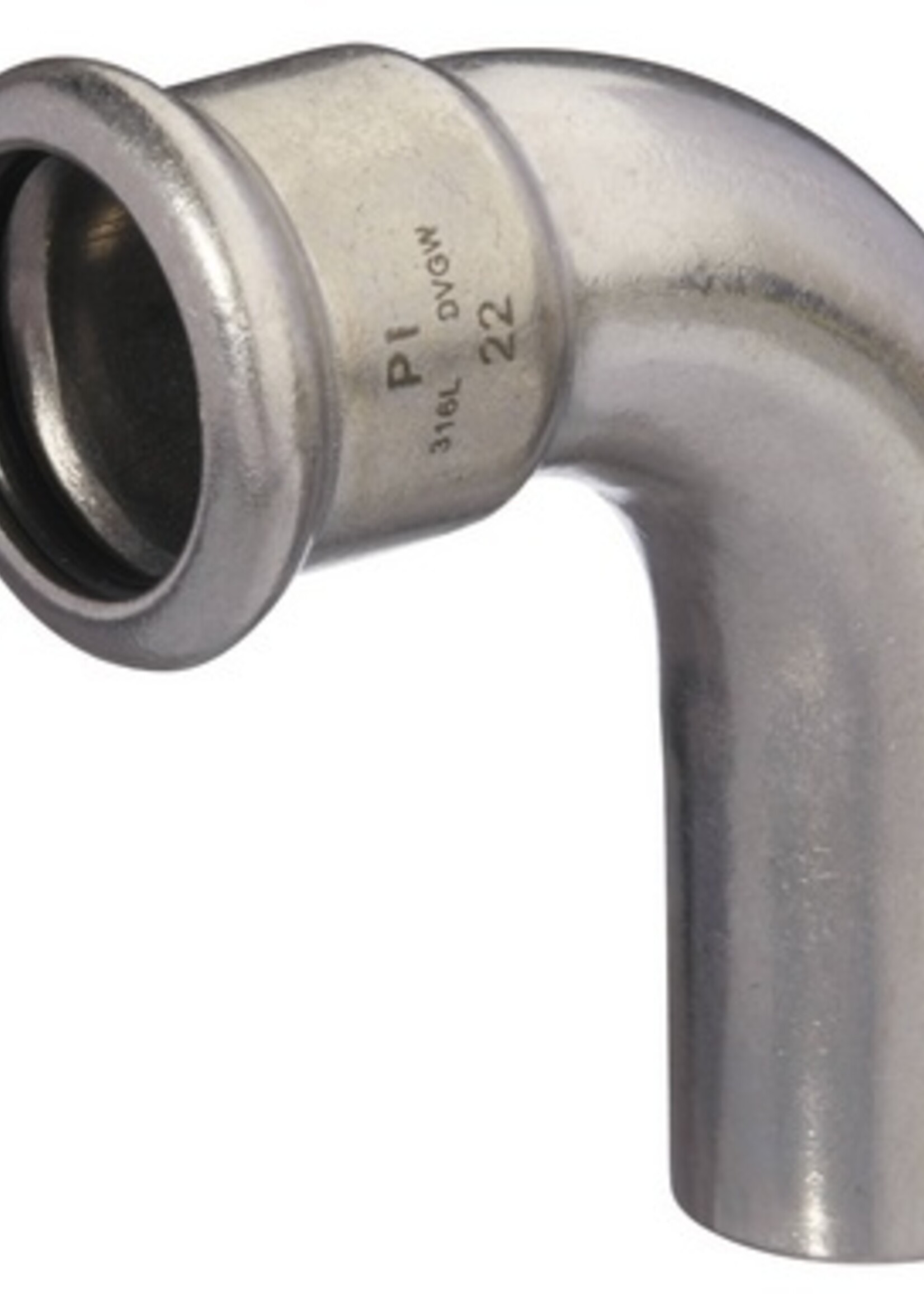 M-PRESS INOX BEND 90° MF 18 x 18