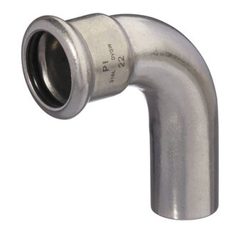 M-PRESS INOX  BOCHT 90° MF  42 x 42
