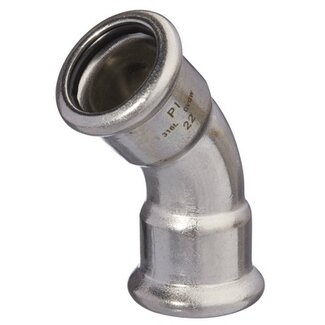 M-PRESS INOX  BOCHT45° FF 15 x 15
