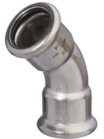 M-PRESS INOX BEND45° FF 54 x 54