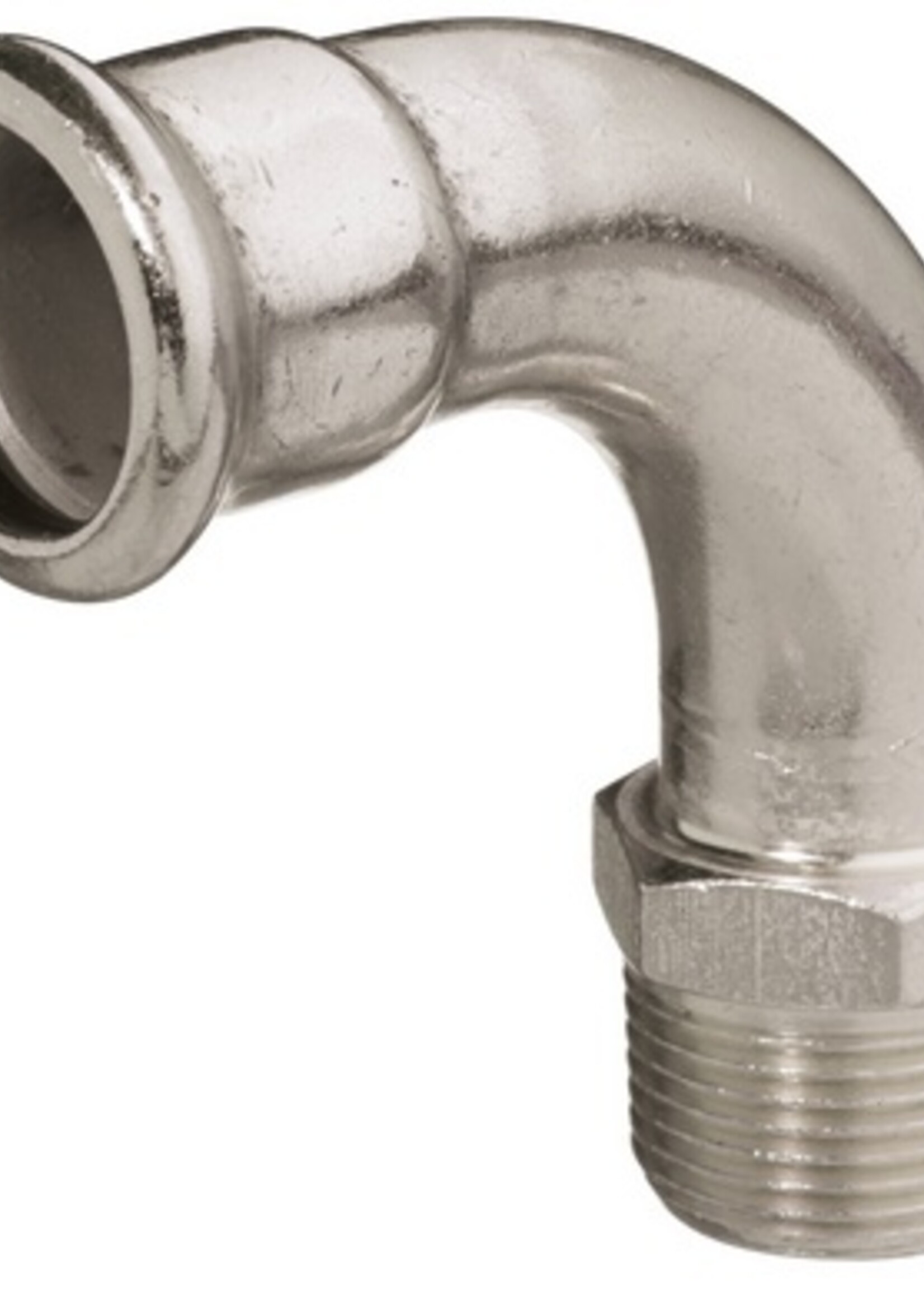 M-PRESS INOX KNIE 90° INNENGEWINDE 15 x 1/2"