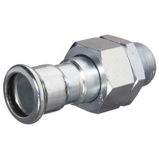 M-PRESS INOX  3 DELIGE KOPPELING BUITENDRAAD 18 x