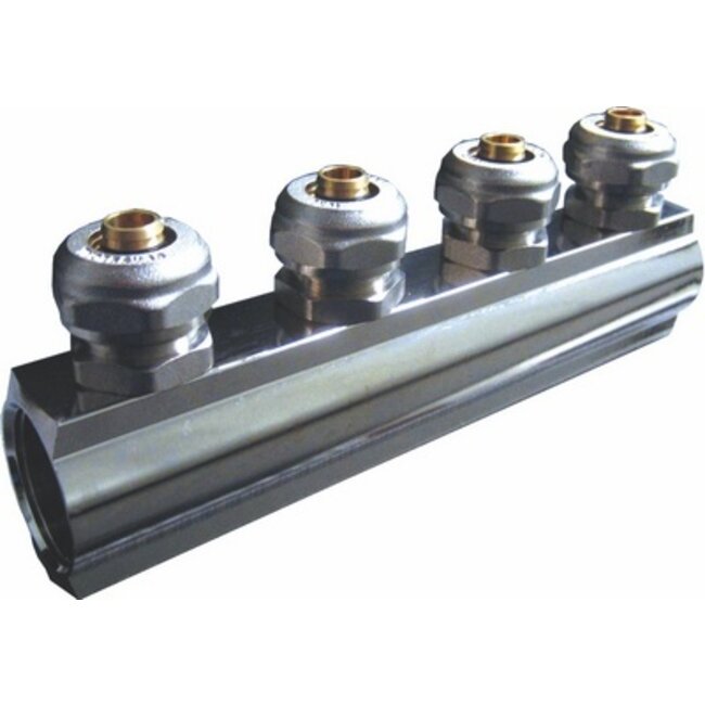 ENKELE GEMONTEERDE VERDELER 4/4" - 8 AANSUITINGEN