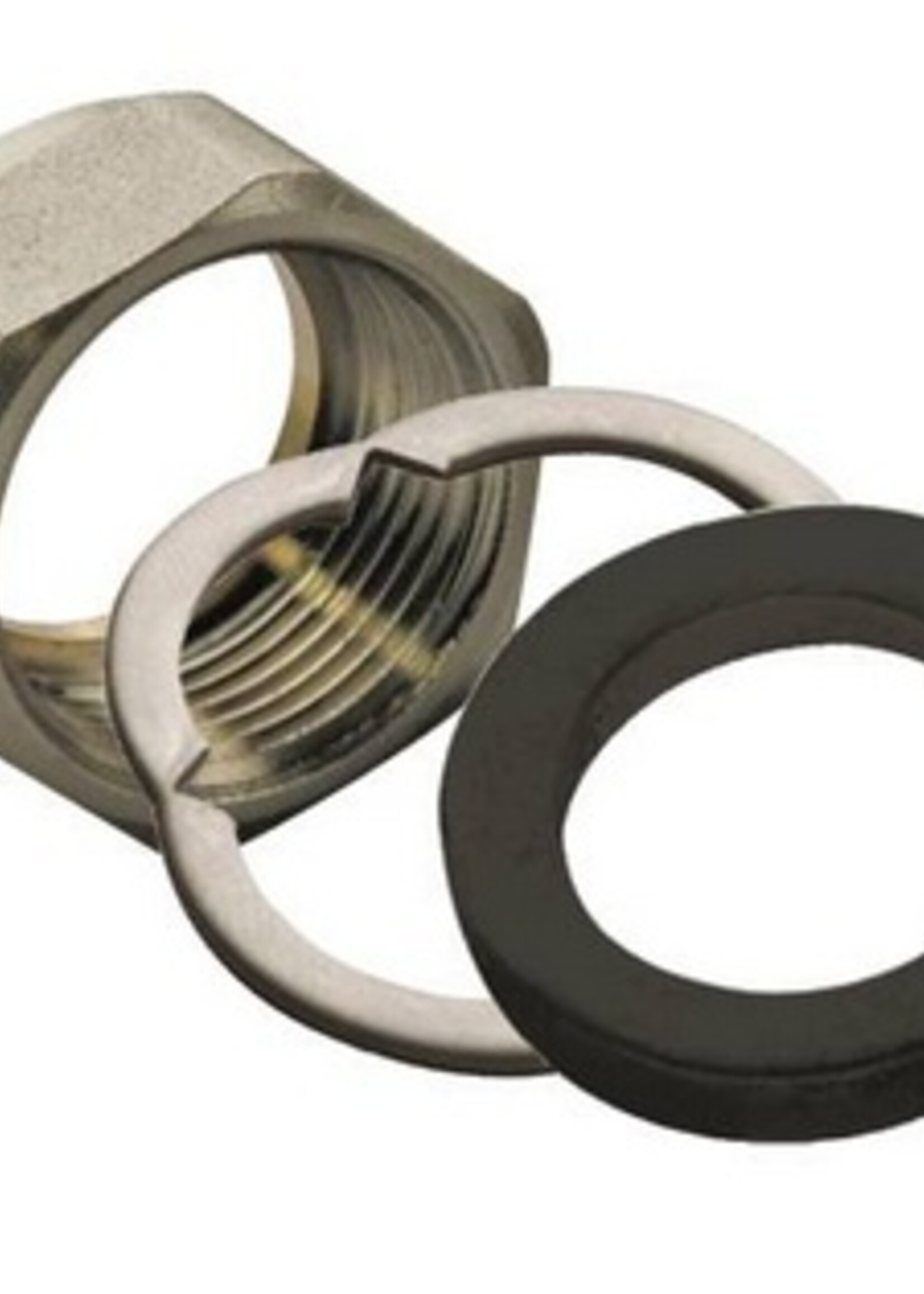 PLT YELLOW INOX GAS FLEXIBLE - NUT SET 4/4" FOR DN20
