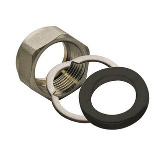 PLT GELE INOX GASFLEXIBEL - MOERSET 4/4" VOOR DN20