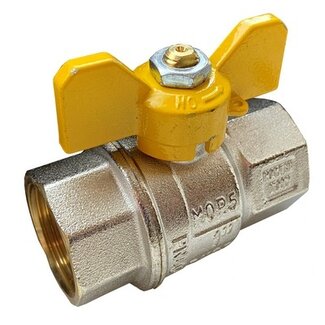 GASBOLKRAAN  MET VLINDER 4/4" FF