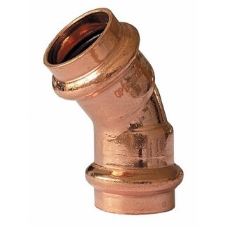 V-PRESS KOPER  WAT. BOCHT 45° FF 18 x 18