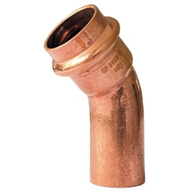 V-PRESS KOPER  WAT. BOCHT 45° MF  28 x 28