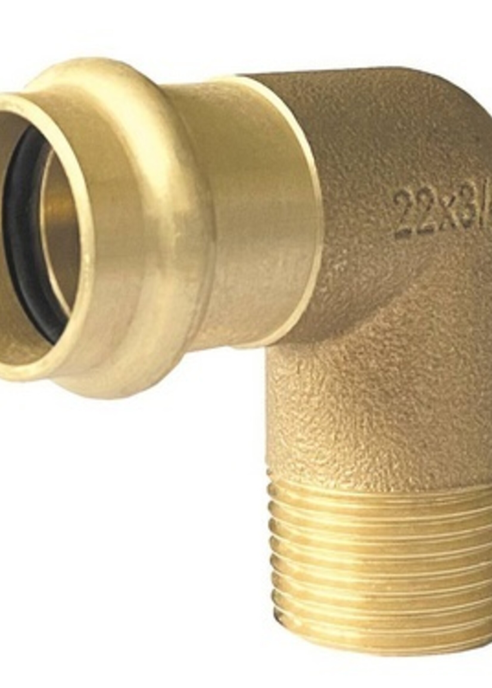 V-PRESS KÄUFER WAS. Knie 90° OUT.DR. 22x3/4"