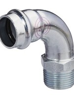 V-PRESS ST. ZINC PLATED BEND 90° EXTERNAL DR. 15 x 1/2"