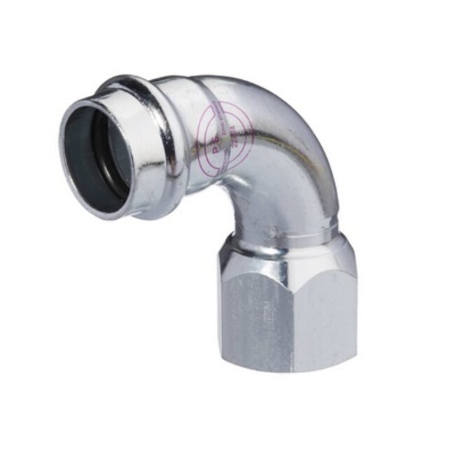 V-PRESS ST. VERZINKT BOCHT 90° BI.DR. 18 x 3/4"