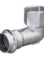 V-PRESS ST. GALVANIZED SHOP HALL 90° BI.DR. 28x1"