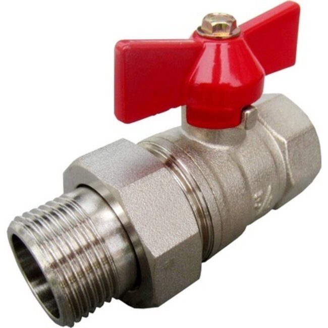 BOLKRAAN 4/4"MF VLINDER MT KOPPELING