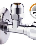 ANGLE VALVE TURN KNOB 1/2"M X 10 WITH ROSAS DVGW