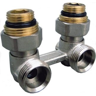 H-BLOK HAAKS 1/2"M X3/4"M EUROCONE