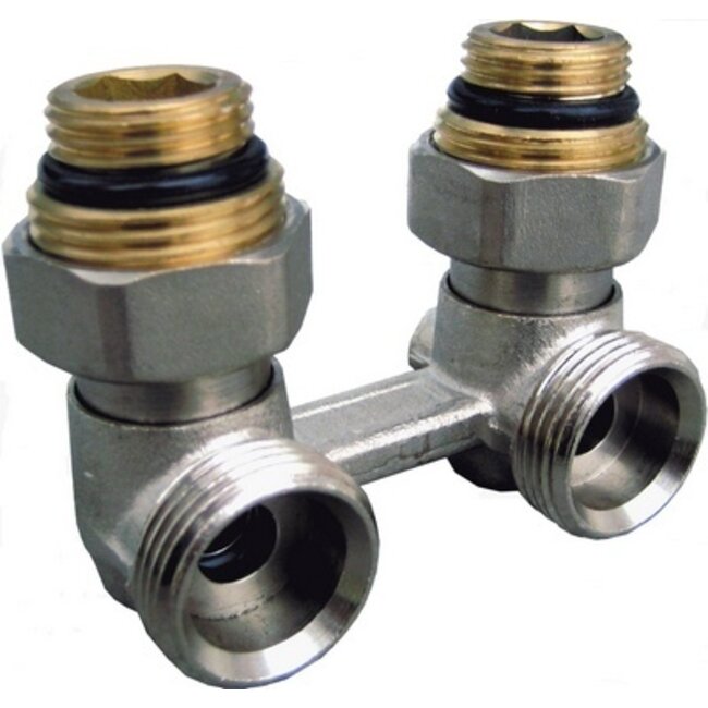 H-BLOK HAAKS 1/2"M X3/4"M EUROCONE