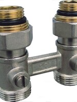 H-BLOCK GERADE 1/2"M X3/4"M EUROKONUS