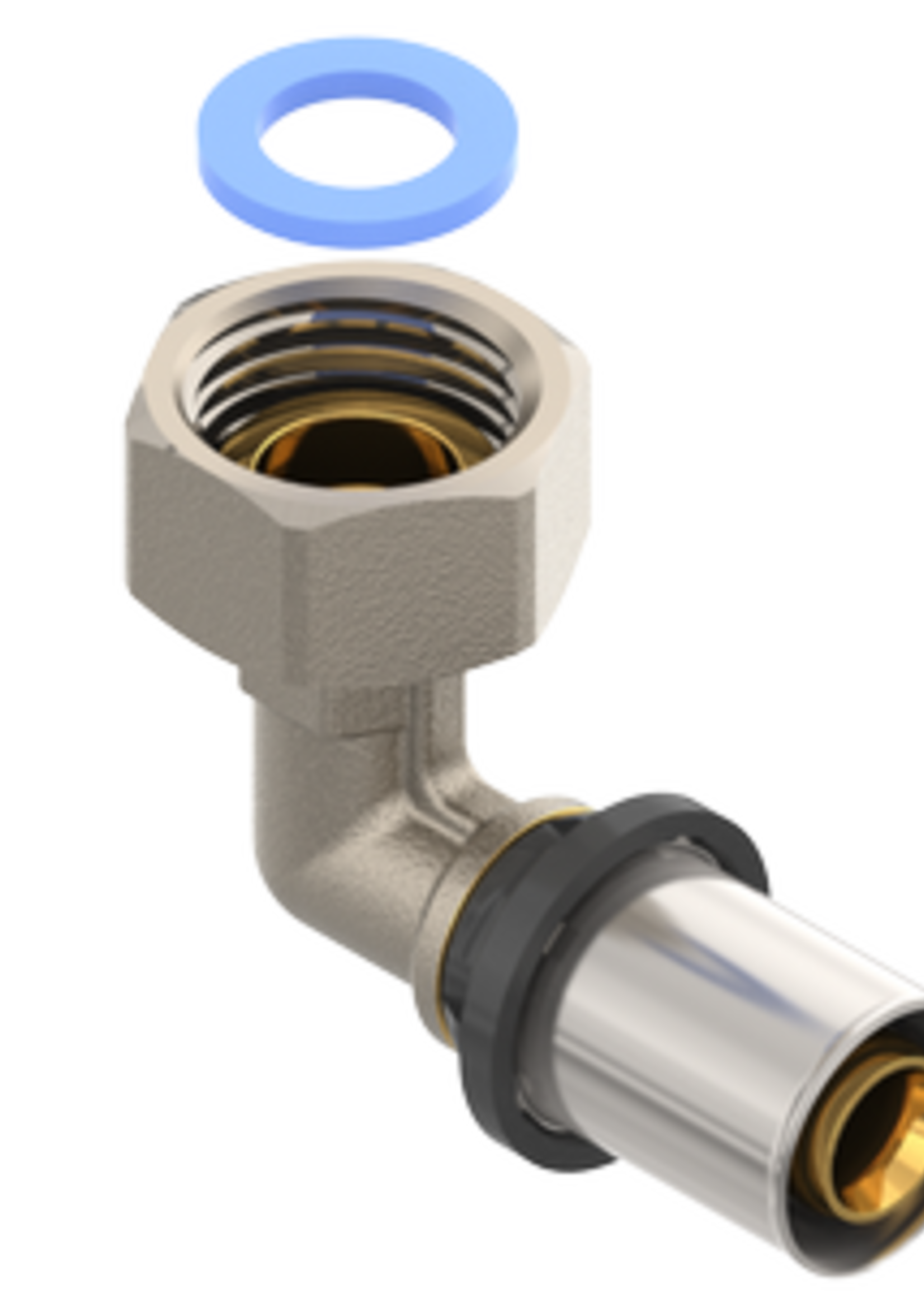 16X1/2 2-PIECE KNEE JOINT. - LBK PRESS MULTI-LAYER B