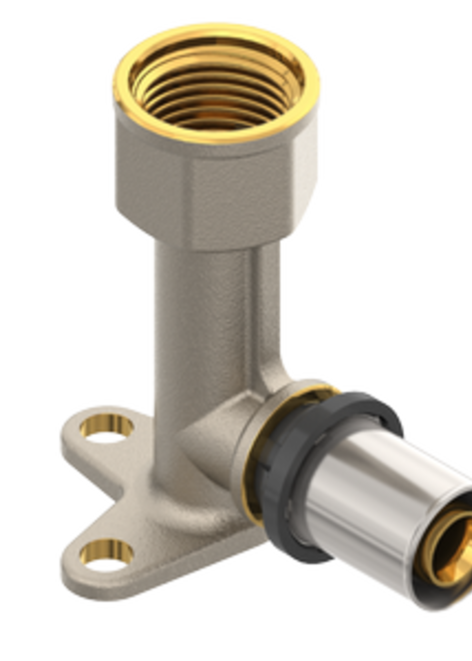 1/2"X16 WALL PLATE LONG - AHU PRESS MULTI-LAYER TUBE