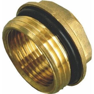 VERDELER MESSING  4/4" -STOP 3/8"