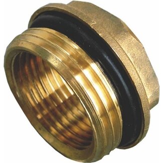 VERDELER MESSING  4/4" REDUCTIE 4/4" x 3/4"