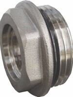 REDUCTIE 1/2" O-RING X 3/8" VERNIKKELD