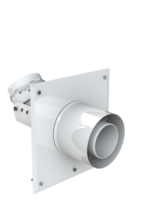 CoxDENS® PP Flex muur aansluitplaat C9 Ø 80/80 - 6