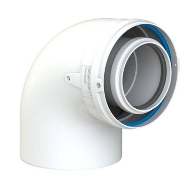 CoxDENS® PP/Alu bocht 45° Ø 80/125