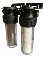 DOPPELFILTER 3/4" MIT FILTERELEMENTEN