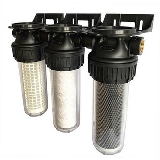 TRIPLEX FILTER 3/4" MET FILTER ELEMENTEN