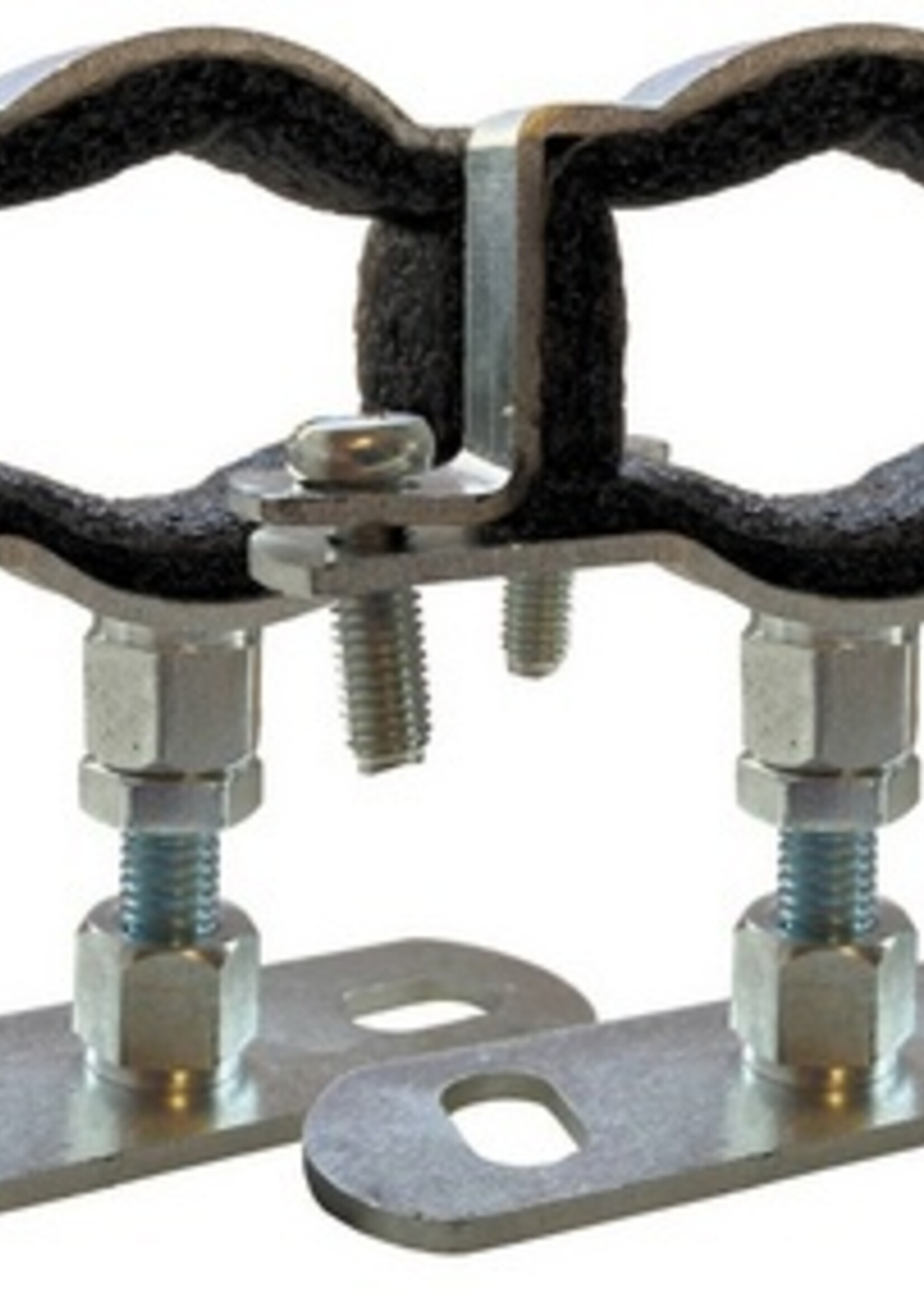 SINGLE BRACKET 4/4 ON THREADED ROD - SET OF 2 PIECES