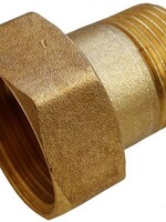 2-DEL. KOPP BRASS STRAIGHT 4/4"M x 4/4" FLAT CLOSED
