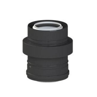 CoxDENS® Facade PP/Alu luchtaanzuigstuk Ø 80/125