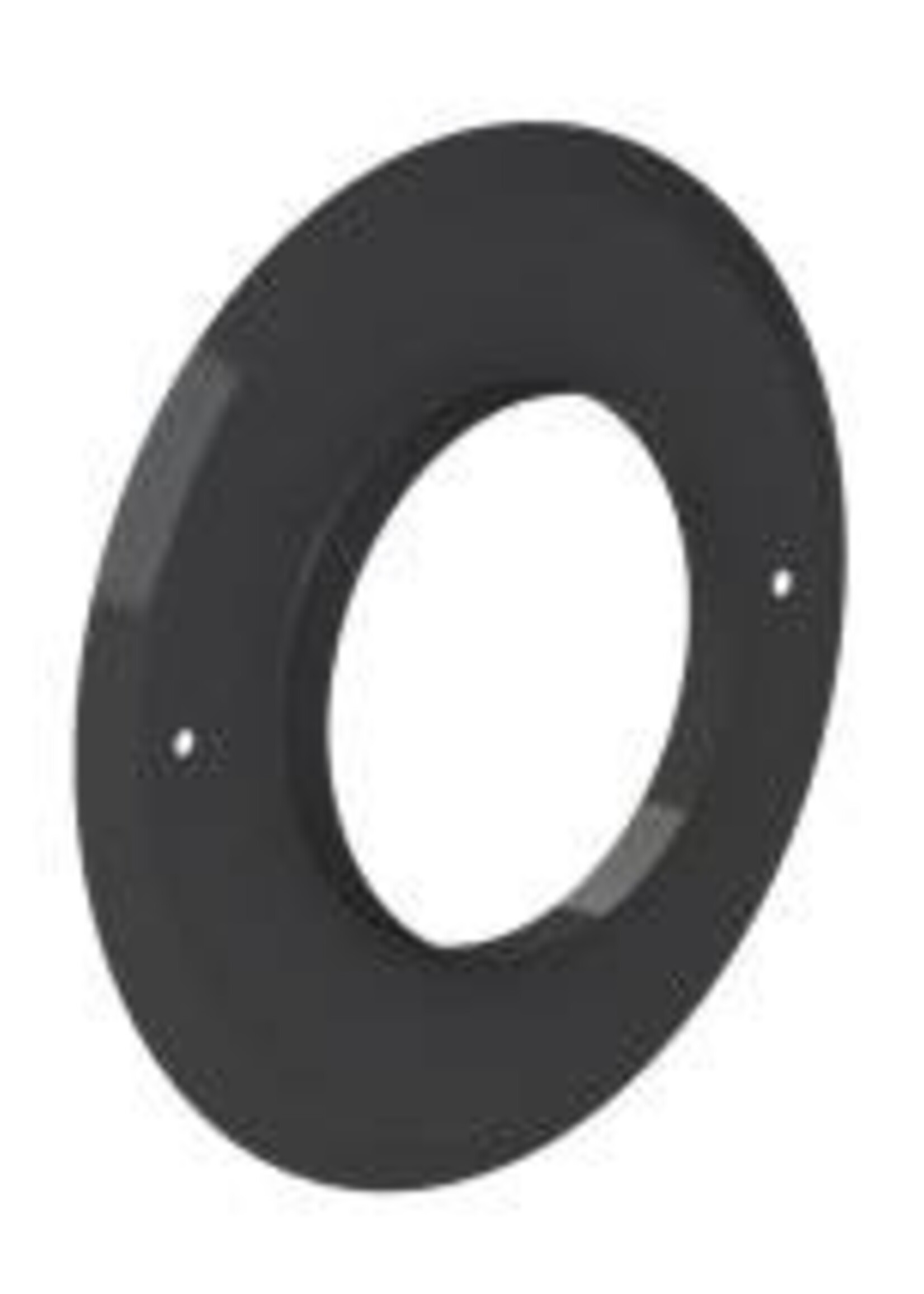 CoxDENS® Facade Alu pipe ring Ø 125 black