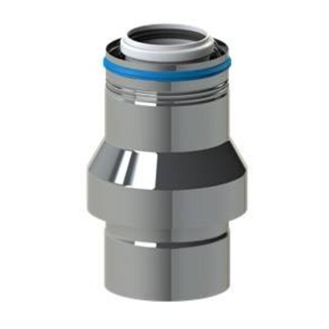 CoxDENS® Facade PP/RVS luchtaanzuigstuk Ø 80/125