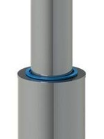 CoxDENS® Facade PP/stainless steel flue gas outlet Ø 80/125
