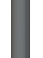 Einwandiges Edelstahlrohr Ø 60 L250