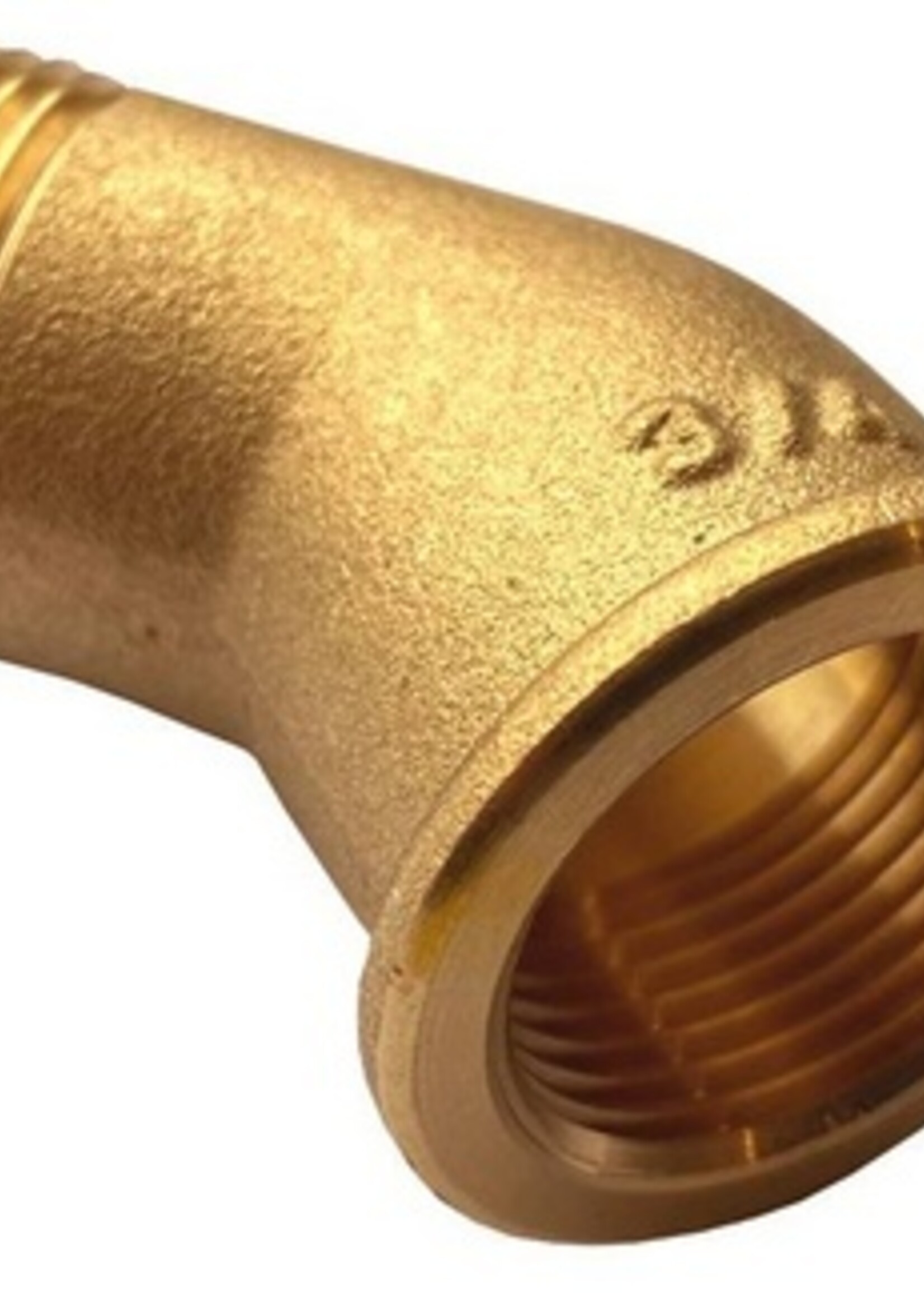 BRASS THREAD FITTING KNEE 45° 1/2"MF