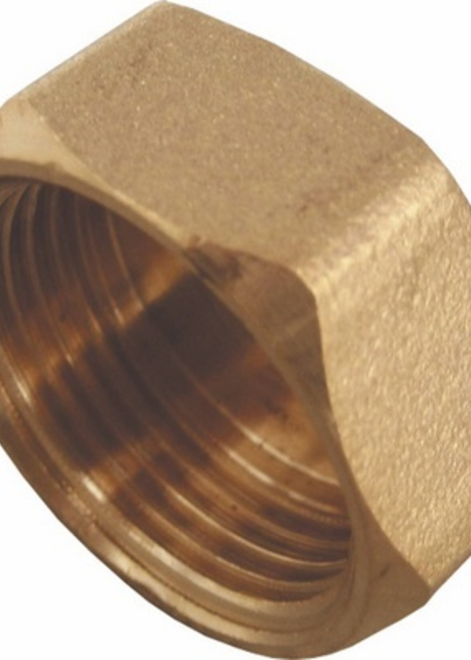 BRASS THREAD FITTING CAP 1/4" F