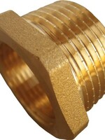 MESSING DRAADFITTING REDUCTIE  1/2"M - 1/8"F
