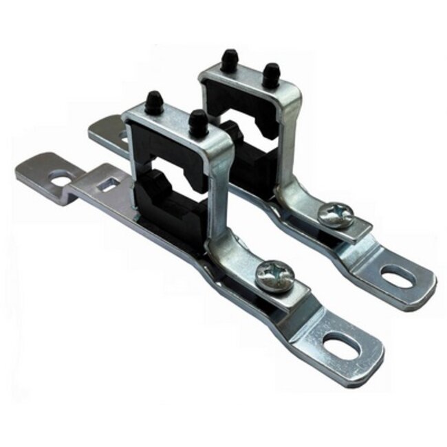 VERDELER MESSING VERNIKKELD 3/4" - ENKELE BEUGEL