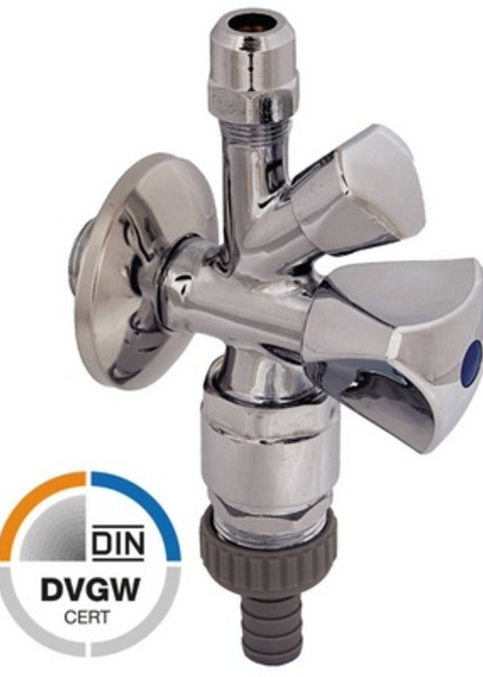 KOMBI-HUSTENVENTIL 1/2" DVGW ÜBERLAUF CHROMAT