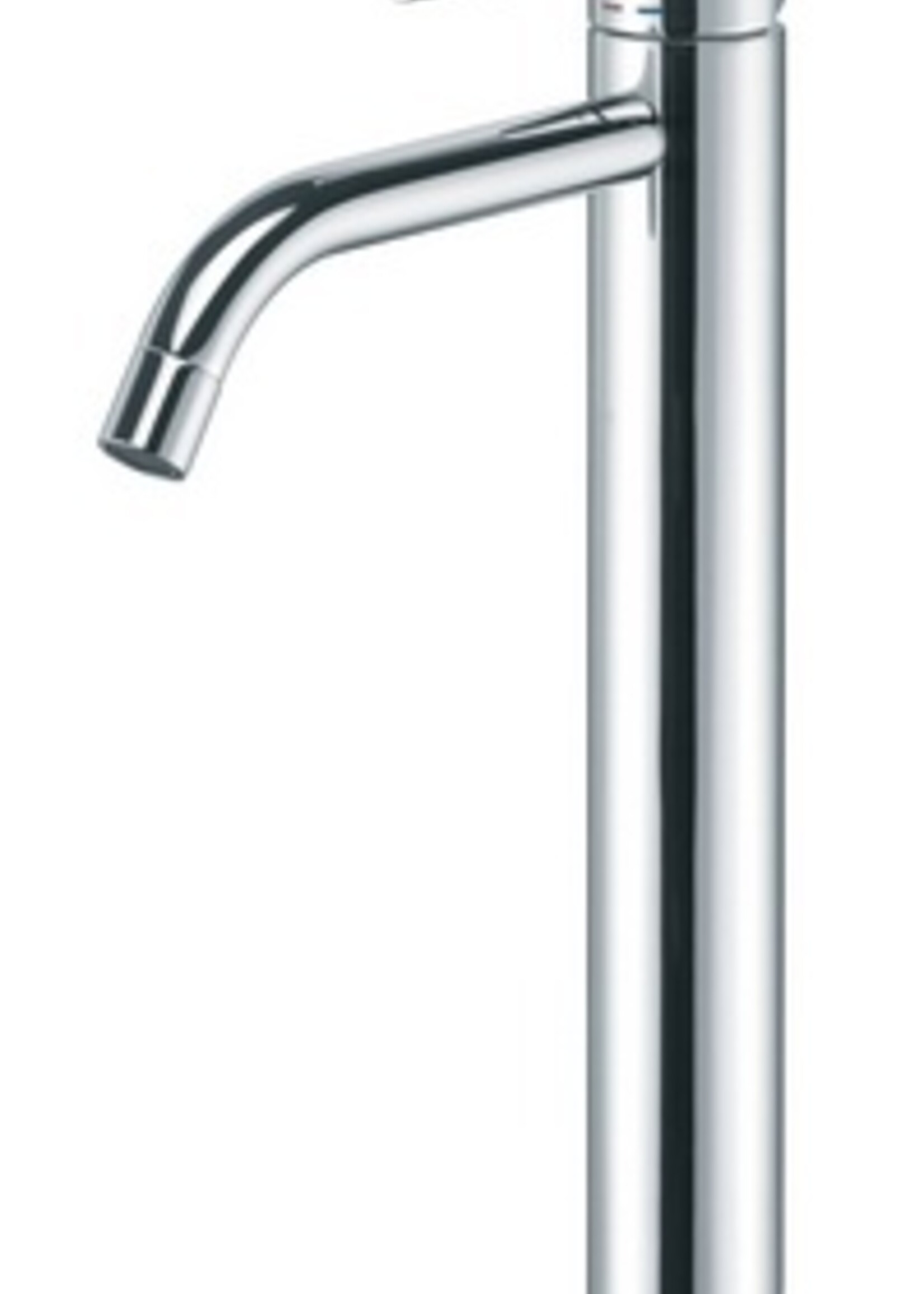 INCREASED BASIN MIXER. WITHOUT EMPTY. MATT BLACK