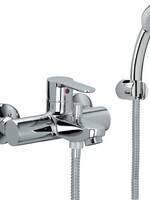BADEWANNEN-/SHOW-MISCHER MIT FLEXIBLER/HANDBRAUSE