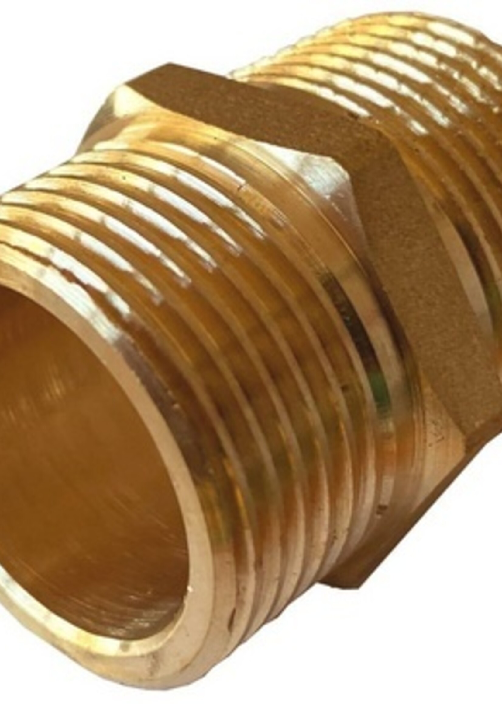 BRASS NIPPLE 4/4" CONICAL x 3/4" FLAT