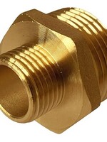 ECO-MESSING-GEWINDEANSCHLUSS, REDUZIERUNGSNIPPEL 3/4"-1/2"MM