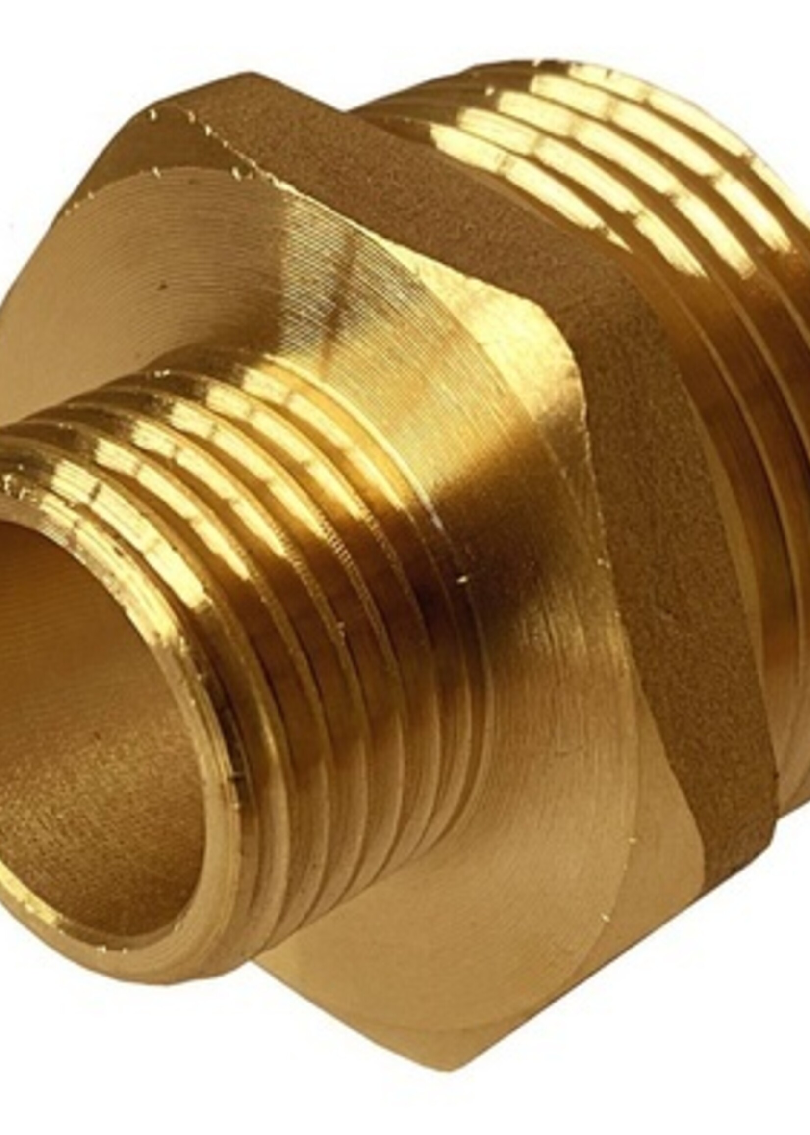 ECO-MESSING-GEWINDEANSCHLUSS, REDUZIERUNGSNIPPEL 3/4"-1/2"MM